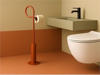 Porta scopino e carta igienica Ricciolo RC176