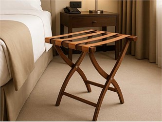 Portavaligie appoggia abiti in cuoio