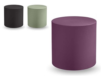 Outdoor pouf Cylinder Blok