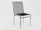 René Herbst chaise 303 avec cadre en métal avec lacets elastiques in Chaises