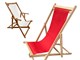 Sdraio legno telo in PVC Sole Mare in Lettini e sdraio