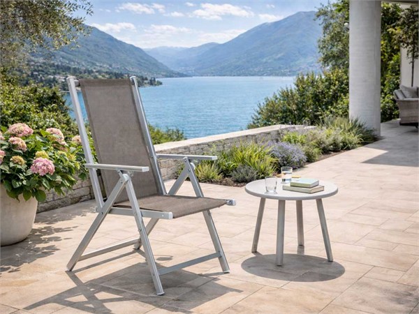 Sedia sdraio spiaggia alluminio Marinella