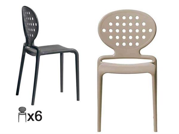 Plastic garden chair Colette