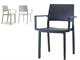 Plastic chair with armrests Kate in Outdoor seats