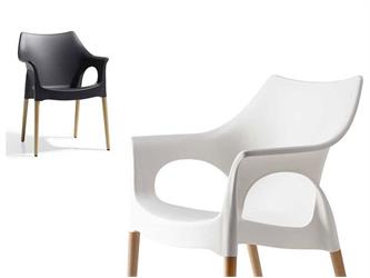 Chaise en polypropylène Natural Ola