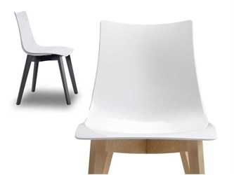 Stuhl aus Polycarbonat Natural Zebra antishock