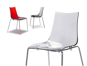 Chaise polycarbonate Zebra
