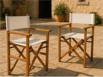 Sedia Regista Legno Era