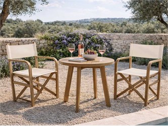 Chaise de réalisateur en bois Venus