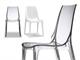 Chaise transparente Vanity chair in Chaises