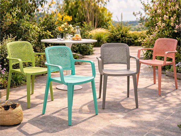 Sedie con braccioli Jedda Arm - 55,5x52 cm