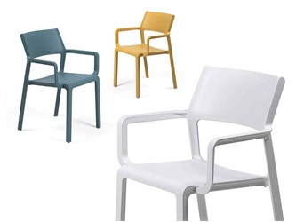 Chaises de jardin avec accoudoirs Trill