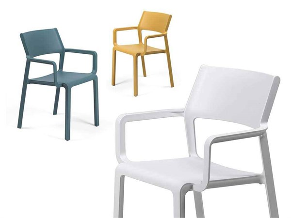 Chaises de jardin avec accoudoirs Trill