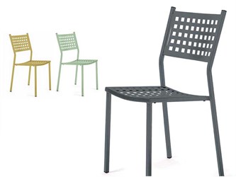 Outdoor metal chairs Alice