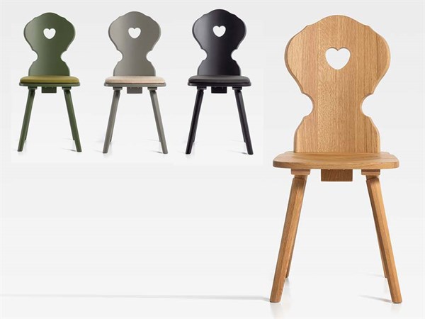 Sedia tirolese cuore Monaco