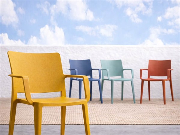 Sedie in polipropilene Adelaide Arm - 55,5x52 cm