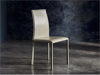 chaises en cuir veritable agata haute