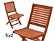 Wooden folding chairs Maranta in Outdoor seats