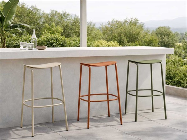 Sgabello colorato Trick - H65 - H75 cm