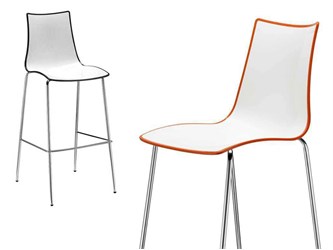 coloured stool zebra