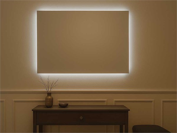 Rectangular mirror with led Alfa
