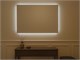 Rectangular mirror with led Alfa in Wall mirrors