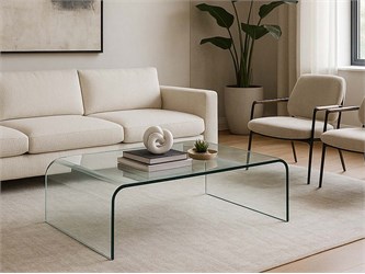 Table basse en verre courbé Gallery 110-129