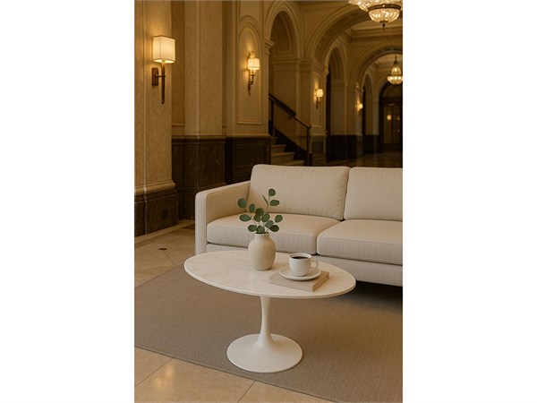 Table ovale Tulip 60x40 H 52