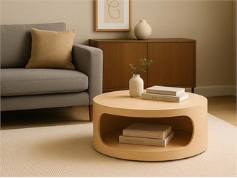 Couchtisch rund niedrig Settanta