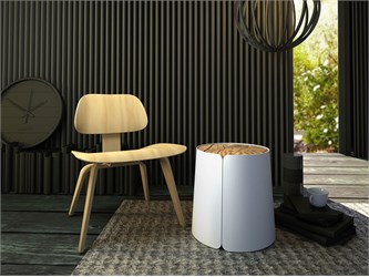 Table basse conique en métal Bobino