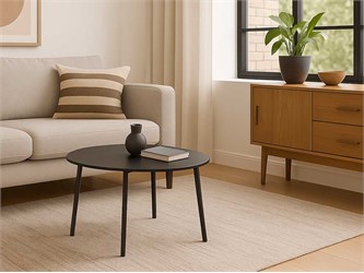 Tavolino tondo metallo Oz