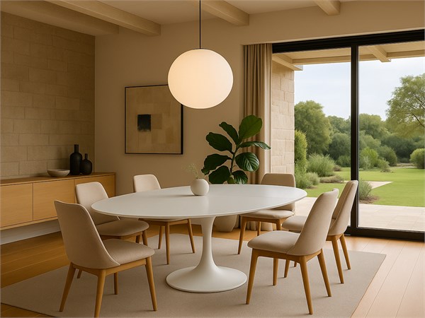 Tulip extendible table diameter 120