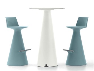 Tavolo alto da esterno Tiffany h110