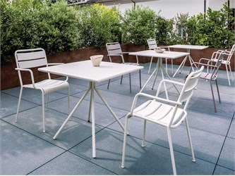 tavolo in ferro da giardino twist tw8081