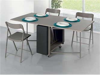 Folding table with chairs Archimede c