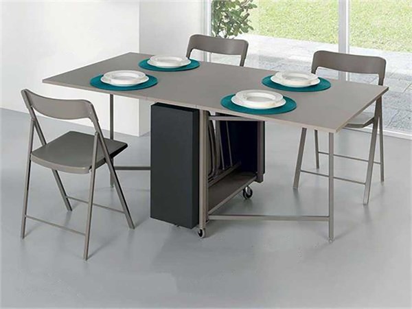 Folding table with chairs Archimede C