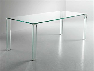 Tavolo vetro design Alaska