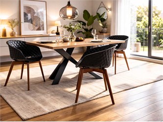 Armchair with wooden frame Uni-Ka 599