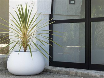 Dekorative, flache, ovale Vase Gaudí Conchino  - 64x61H 37 cm