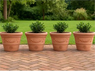 Vaso doppio bordo festonato Small