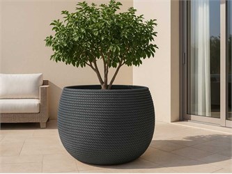 pot effet corde pot pour plantes bali