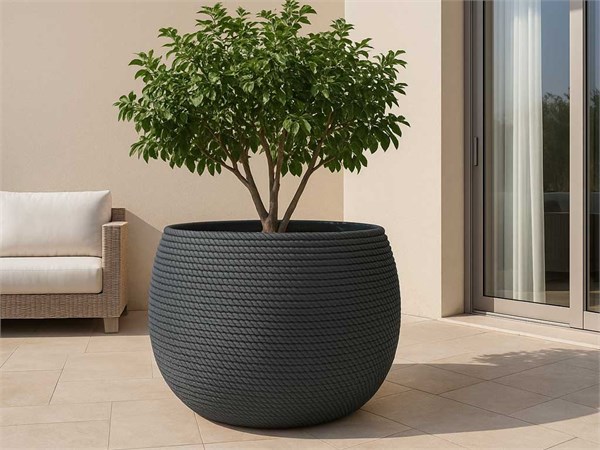 Moderner Blumentopf Bali