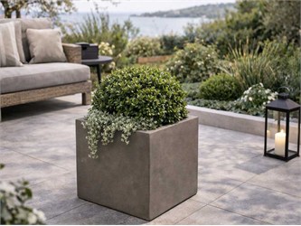 Schio Cubo: Vase carré - L40 - L50- L58 cm