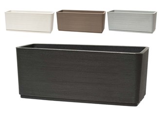 Jardinière plastique rectangulaire 100 cm Sinai