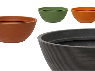 vaso rotondo grande vasi tondi bassi sahara