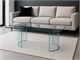 Table basse en verre courbé Ying Yang in Tables basses