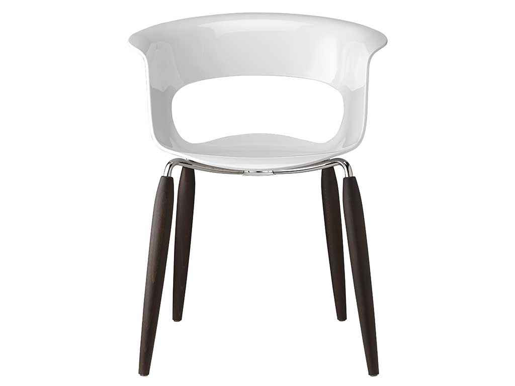 chair with wooden legs Natural Miss B Antishock