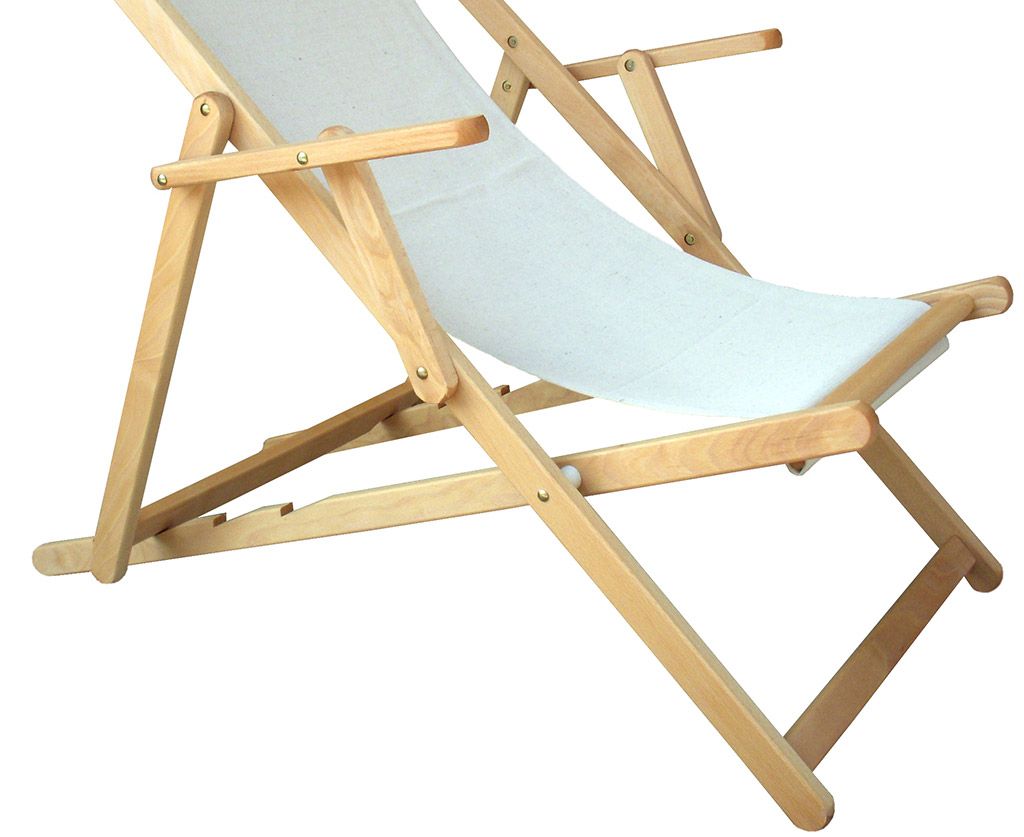 Deck chair Beech