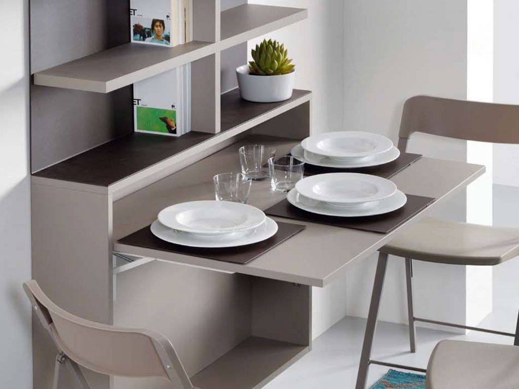 Bureaux, meubles et rangements, table de bureau pliante PLANA en aluminium  coloris gris tourterelle