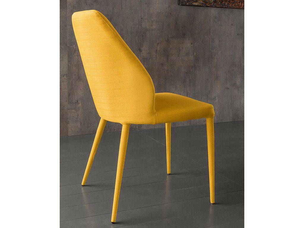 Metal and fabric chair Dirk